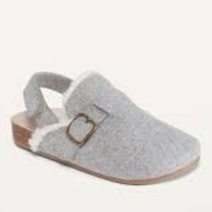BRAND NEW OLD NAVY COZY SLIP ON CLOGS TODDELE GIRLS